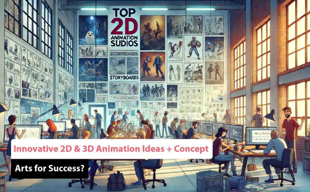 2D & 3D Animation Ideas + Concept Arts