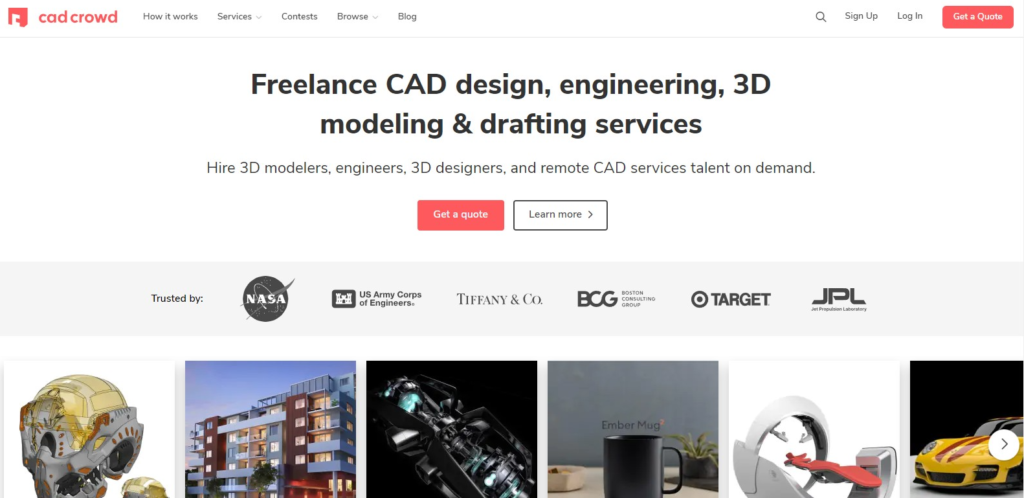 CadCrowd - 3D Sculpting Companies 
