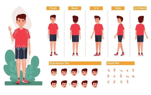 Character Structure - Squash and Stretch Principle in Animation
