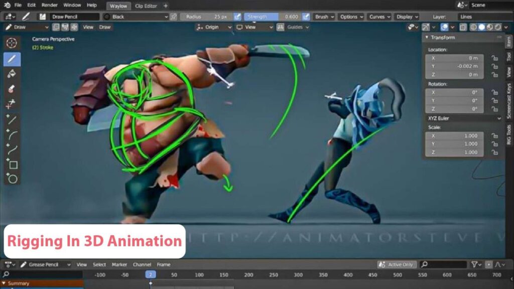 Rigging In 3D Animation
