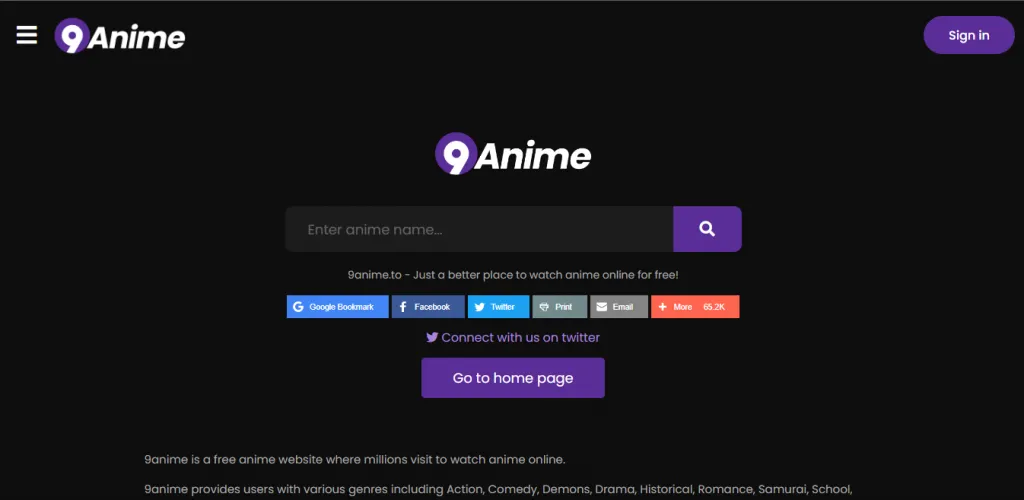  9Anime - Anime Streaming Website to Download Free 
