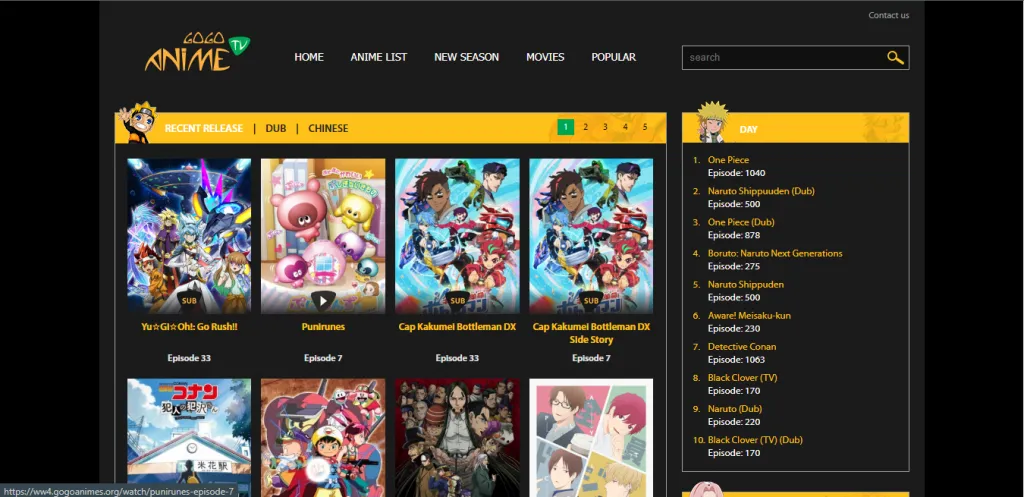 Gogoanime - Anime Streaming Website to Download Free 
