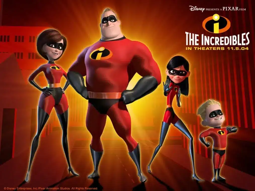 The Incredibles - Animated Movies 
