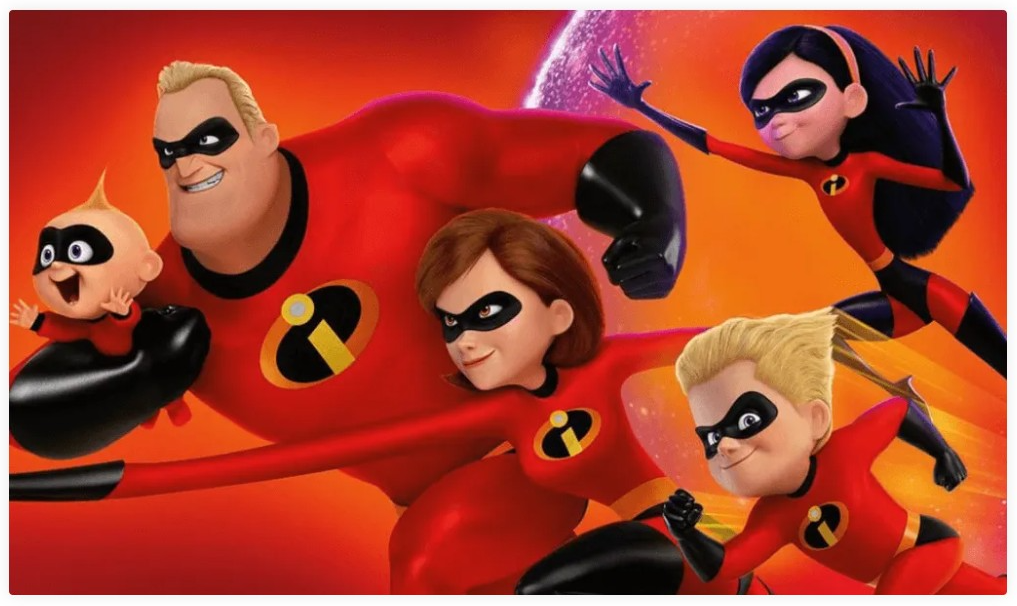 The Incredibles animated movie
