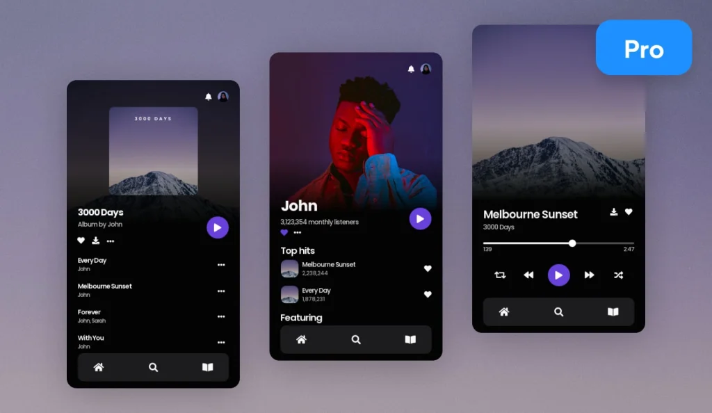 Uizards Music Streaming App
