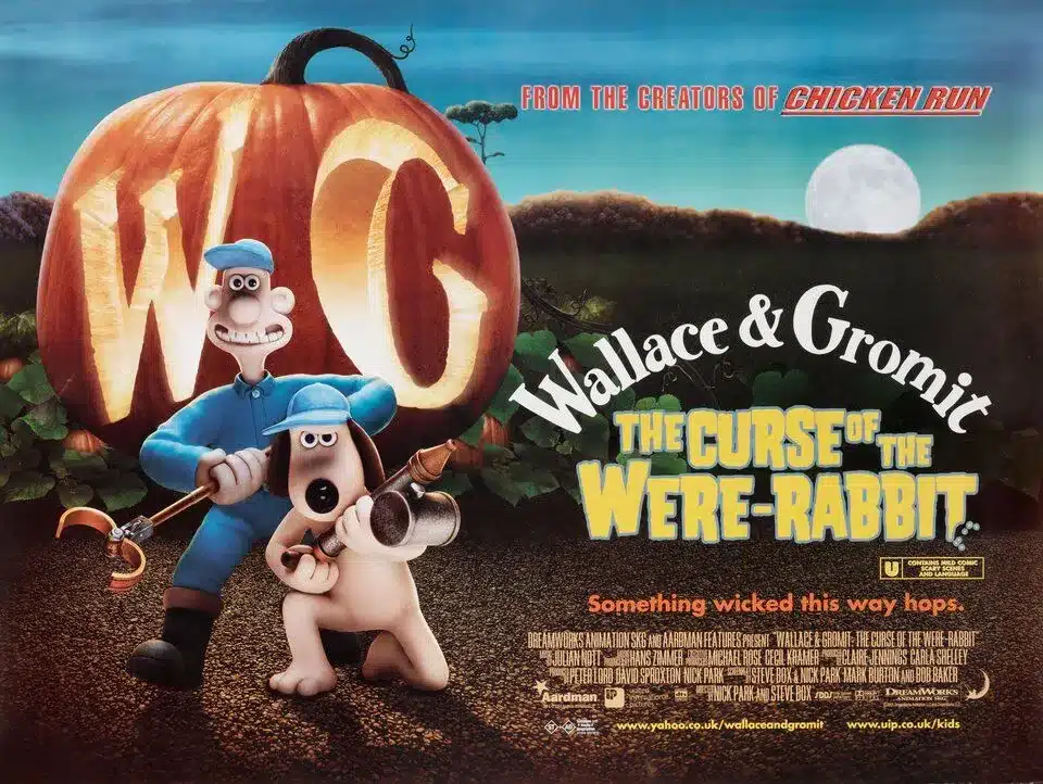 Wallace & Gromit in The Curse of the Were-Rabbit - Animated Movies 
