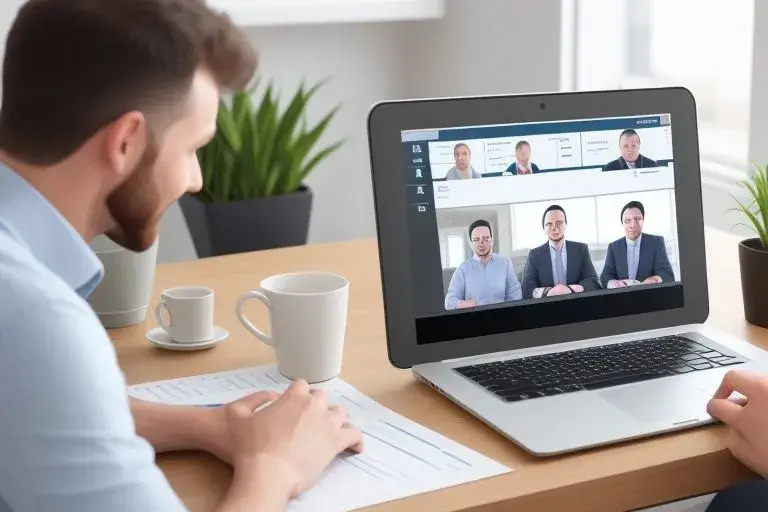 Virtual meeting - Perchance AI
