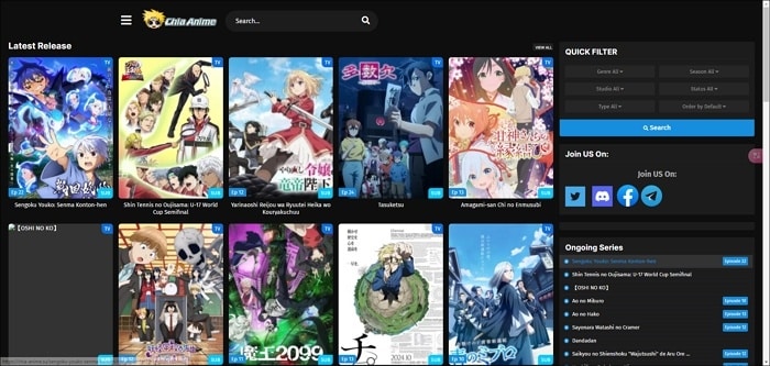 Chia Anime - AniWave/9anime Alternatives
